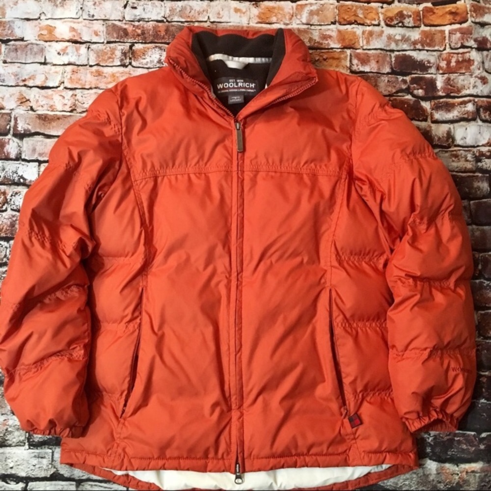 Beautiful coral Woolrich winter jacket
